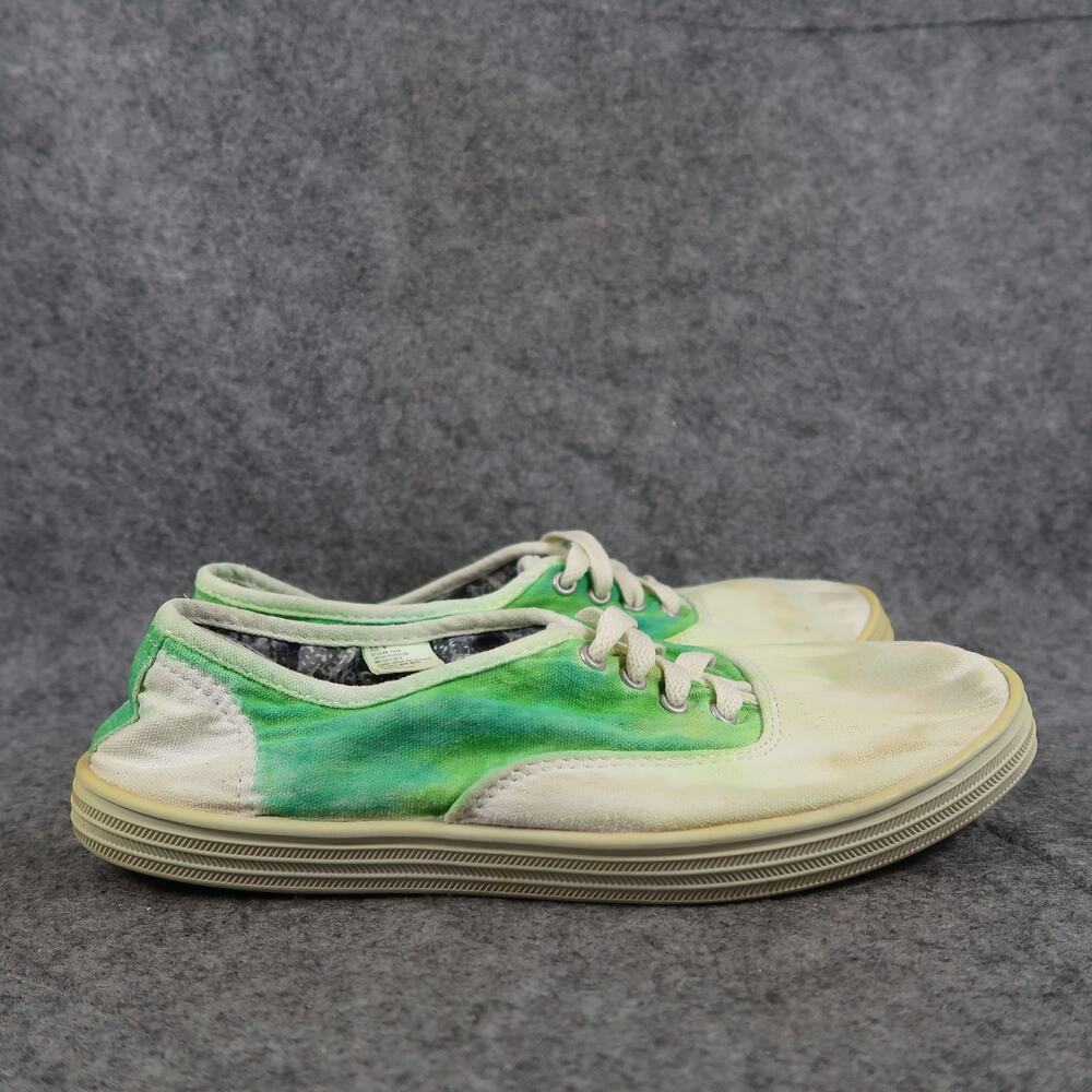 Casual Shoes Womens 8 Sneakers Canvas Lace Up Flats Comfort Trainers Walking
